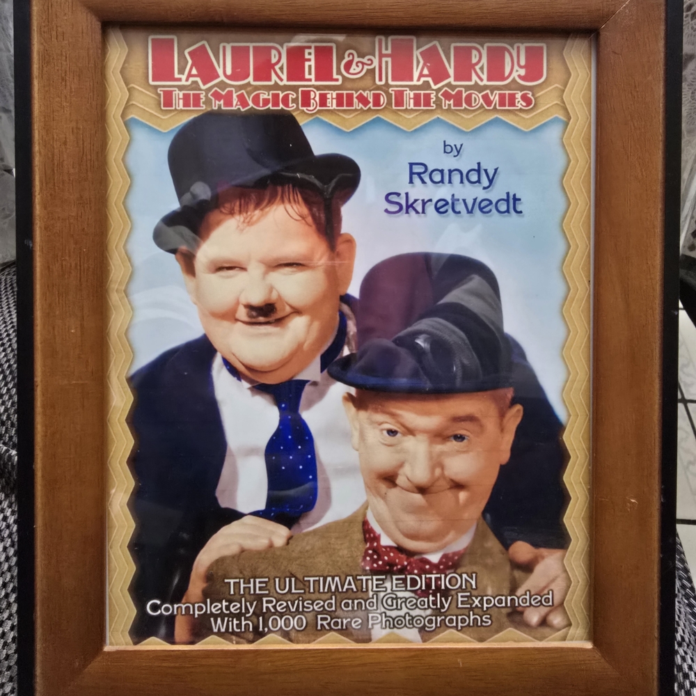 Laurel And Hardy "The Magic Behind The Movies" 8 X 11 Frame